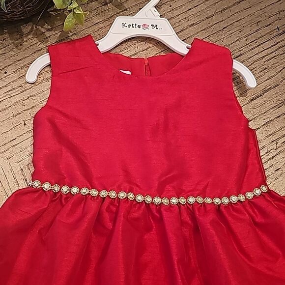 Girls red formal dress size 5 - Picture 2 of 8